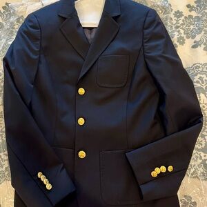 EUC Brooks Brothers 346 Navy Wool Jacket with Signature Buttons Size 8 worn once
